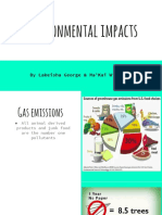 Enviormental Impacts