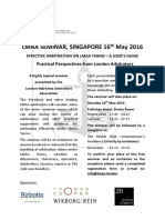 Lmaa Seminar Singapore May 2016