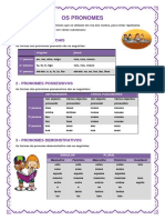 Os Pronomes Subclasses Blog 9-09-10