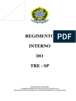 TRE SP Regimento Interno Tribunal Sao Paulo 2016