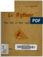 Le Rythme Ses Lois