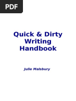 quick   dirty writing handbook