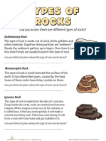 Types of Rocks