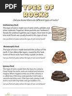 Types of Rocks