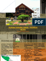 Rumah Adat Aceh "Krong Bade"