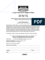 Using Contracts To Support Safety: Date: May 4, 2010 Time: 8:00 - 11:00