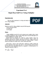 Single Phase Full Wave Voltage Multiplier PDF