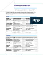 13 Business Selection Model Hexagon