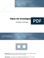 Tipos de Investigación