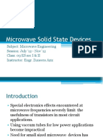 41-44 Lecture Microwave Solid State Devices