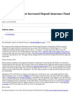 FDIC's Plan To Meet Increased Deposit Insurance Fund Reserve Ratio