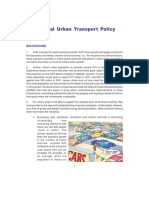 National Urban TransportPolicy