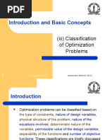 Classification of Optimization Problems