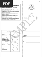 Download Cadet college entry test preparation sample papers questions by Adeel SN307523448 doc pdf