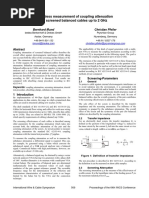 IWCS 2015 Balunless Measurement of Coupling Attenuation