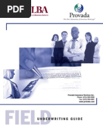 Download Life Insurance Field Underwriting Guide by Provada Insurance Services SN30752755 doc pdf
