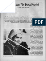 Diálogos Con Pier Paolo Pasolini - Entrevista en El Porteño 1983