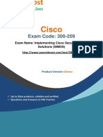 ExamsBoost 300-209 Most Updated Training Material