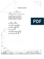 Asculta Doamne Lauda Mea PDF