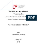 tesis Peruanidad en La Publicidad