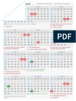 Calendario de Feriados 2016