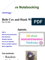 Interactive Notebooking