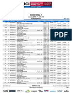 Elite Men Qualifying Results Downhill World Cup Round One Lourdes 2016