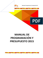 Manual Programacion Presupuesto Final 2015