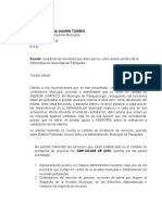 Asesoría jurídica contratación municipal Panqueba