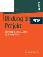 Florian Krückel (Auth.)-Bildung Als Projekt_ Eine Studie Im Anschluss an Vilém Flusser-Vs Verlag Für Sozialwissenschaften (2015)