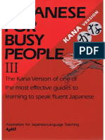 Japanese for Busy People 3