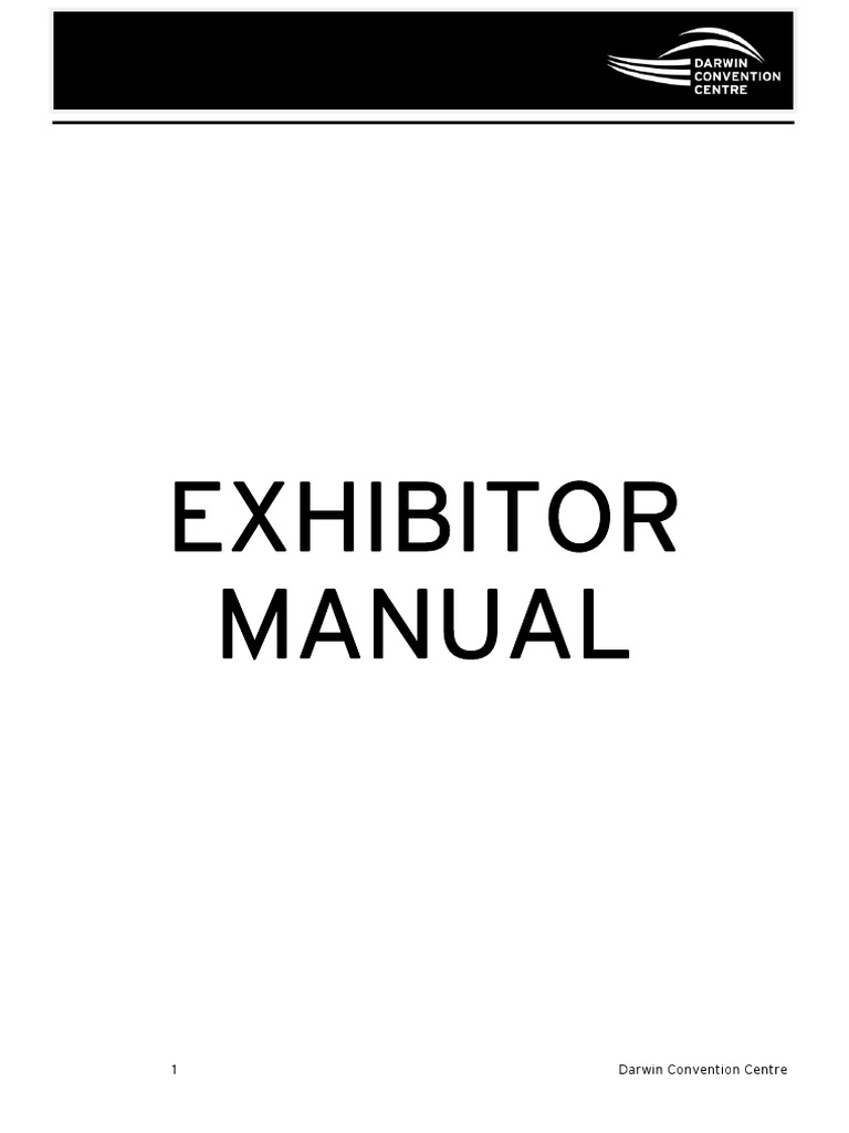 Exhibition Manual - 2014 PDF | PDF | Parking Lot | Cargo