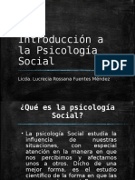 Introducción A La Psicología Social