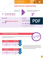 Propiedade y Exponentes