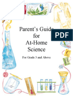 Parent's Guide For At-Home Science: For Grade 3 and Above
