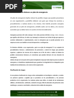 Beneficios de Elaborar Un Plan de Emergencia