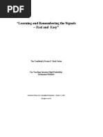 "Learning and Remembering The Signals - Fast and Easy": The Candlestick Forum Ebook Series