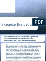 Incognito Evaluation