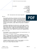 RFC 6238 - ToTP - Time-Based One-Time Password Algorithm