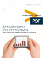 Accenture Business Intelligence and Predictive Analytics