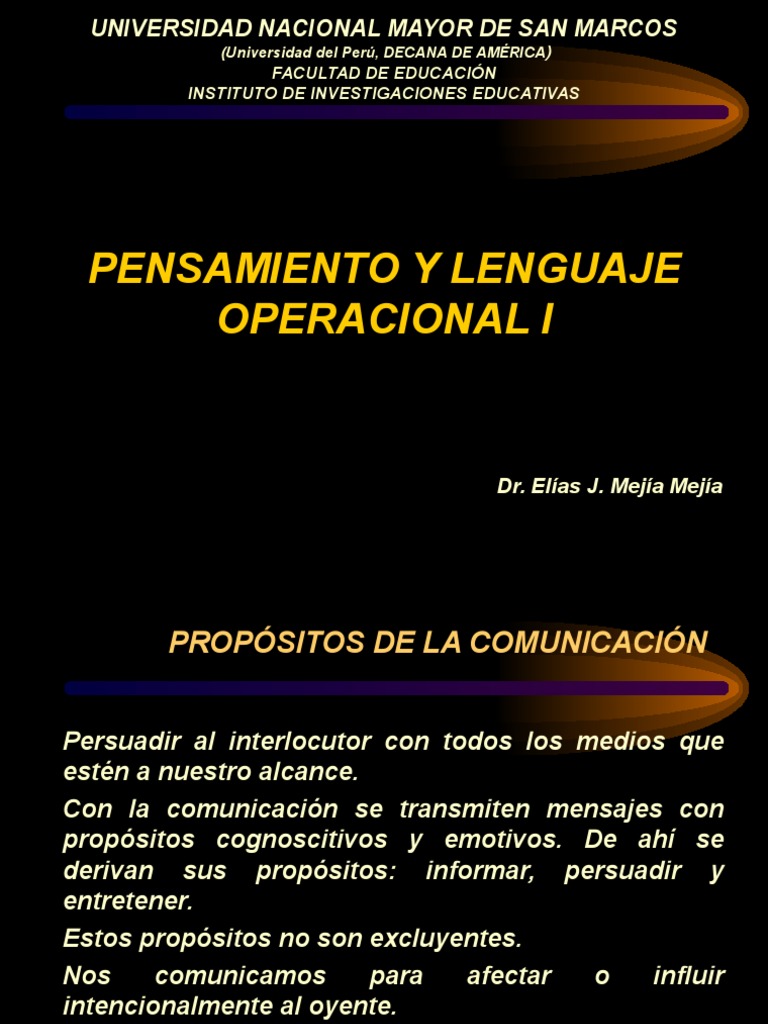 Significado y Comunicación Operacional | PDF | Medición | Comunicación