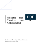 Historia Del Arte Clc3a1sico en La Antigc3bcedad