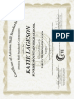 Certificate of Az Standards
