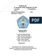 MAKALAH Sumber Hukum Dan Ajaran Islam