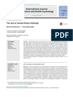 Pemerton y Wainwright (2014) the End of Mental Illness Thinking