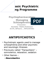 Lecture - 3 Agents Used To Manage Schizophrenia June 2014
