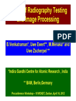 Basics of Radiography Testing and Image Processing