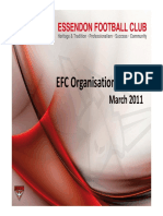 EFC Organisational Chart: March 2011