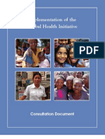 Implementation of the Global Health Initiative – February 2010