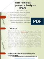 Teori Principal Components Analysis (PCA)